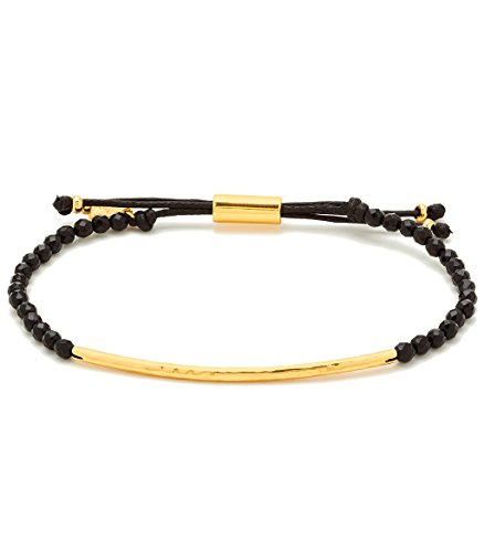Gorjana Taner Gemstone Bar Bracelet (Black)