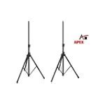 Pair 2 PA DJ Speaker Monitor Tripod Stage Stand 60lb
