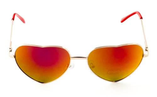 Lolita Metal Heart Shaped Frame Cupid Sunglasses