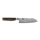 Shun TDM0727 Premier Santoku Knife, 5-1/2-Inch