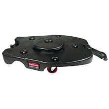 Rubbermaid Commercial FG265100 Brute Trainable Dolly, 250 lbs Capacity, 29" Length x 21" Width x 6.88" Height, Black