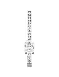 14K White Gold Diamond Pendant - 0.62 Ct. -- LIFETIME WARRANTY