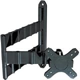 Vanguard VM-431C - Mounting kit ( wall mount ) for plasma / LCD / TV - aluminum alloy - black - screen size: 15" - 30" - mounting interface: 100 x 100 mm, 75 x 75 mm
