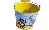 Vilac - 2909 - Plein Air - Seau en m�tal 1,2,3 soleil 100Drine