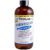 Twinlab Norwegian Cod Liver Oil Supplies EPA & DHA 12 oz Unflavored