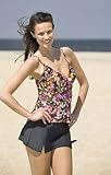 Cancun Fiesta Assymetrical Cami Tankini Top - Plus Size Swimwear Plus Size Swimsuit