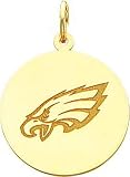 14K Gold NFL Philadelphia Eagles Logo Charm