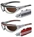 Suchen : Adidas Sportbrille Gr&ouml;&szlig;e L Evil Eye Explorer, Gr. aluminium-red mit Gl&auml;ser LST Trail silver + orange