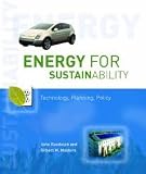 Energy for Sustainability: 1st (first) edition Text Only