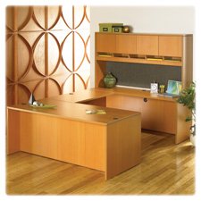 Lorell LLR69416 Hutch w-Doors- 71-.75in.x15in.x42-.50in.- Cherry