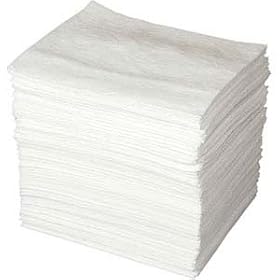 SPC ENV 15 x 19 Oil Only Sorbent Pads, Light Weight Economy, Double Coverage by