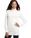 Apparel : Pink Rose Banded-Bottom Turtleneck