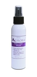 Aurorae Organic Yoga Mat Wash-Cleans, Restores, Refreshes and Disinfects your Yoga Mat, Biodegradable. USDA approved, Made in USA.