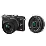 Panasonic Lumix DMC-GF2 12 MP Micro Four-Thirds Interchangeable Lens Digital Camera with 3.0-Inch Touch-Screen LCD with 14mm & 14-42mm Lens (Black)