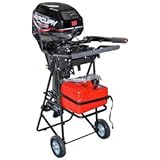 130 lb Capacity Folding Outboard Motor Cart