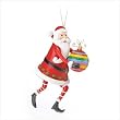 Santa with Bell Ornament