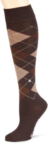 Burlington Org 144WO KH 22382 Damen Kniestr&uuml;mpfe, Gr. 36/41, braun (brown 5234) Preisvergleich