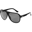 Dragon Alliance Experience Men's Large Fit Racewear Sunglasses - Jet Black/Grey