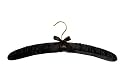 10 Luxury Black Padded Lingerie Hangers
