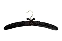 50 Luxury Black Padded Lingerie Hangers