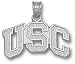 USC Trojans Sterling Silver Arched ''USC'' Pendant