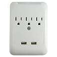 RND charging station with 3 AC Outlets and 2 USB ports Surge Protector for iPads iPhones Tablets Smart Phones and any USB Device.