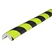 Independent Warehouse 60-6700-4 Knuffi Type A Polyurethane Foam 90 Degree Corner Bumper Guard, 196-3/4" Length x 1-9/16" Width x 1-9/16" Height, Fluorescent