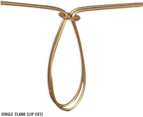 Royal Designs (6 Pack) Bell Chandelier Lamp Shade, Mouton Size 6 (DCS-107MT-6)