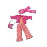 Corolle - Miss Corolle - Accessoire Poupée - Habillage Chéries - Ensemble Pantalon Fleuri - 33 cm