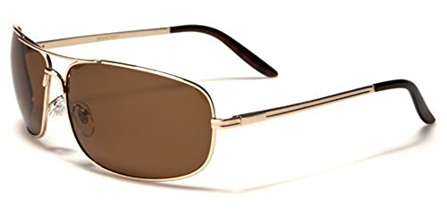 L/XL Wide Frame Mens Polarized Fishing Golf Aviator Style Sunglasses