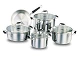 Review Korkmaz Goldb  / Korkmaz Goldb-a1987-Flora 9 pc Cookware Set