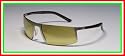 ORIGINAL PORSCHE DESIGN 8419 A DESIGNER 100% UVA/UVB SUN PROTECTION GOLD/BROWN SHIELD STYLE TITANIUM FRAME MIRRORED LENSES SUNGLASSES MENS - light weight & allergy free