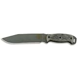 Ontario Knives RBS-7 Fixed Blade Knife, Black Micarta