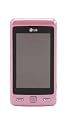 LG KP501 Cookie Pink Mobile Phone on Orange PAYG