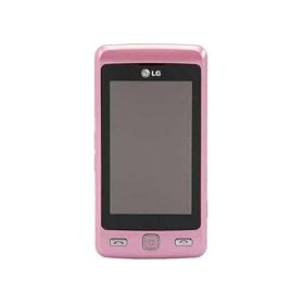 LG KP501 Cookie Pink Mobile Phone on Orange PAYG