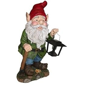 Garden Gnome with Solar Light by 