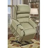 3 Position Recline and Power Lift Chair - 50 Series - Suede Bronze w/ 4 Vibrators and Heat