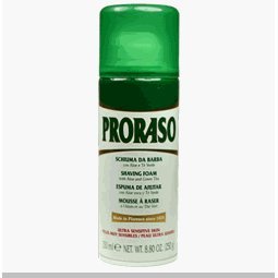 Proraso Shaving Foam with Aloe & Green Tea for Ultra Sensitive Skin