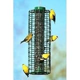 Bird Feeder - Squirrel Blocker (green) (15 high x 5 diameter)