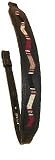 Tapered Leather Sling Indian ZigZag Black by AA&E Leathercraft 85-4700
