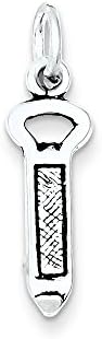 Sterling Silver Antiqued Bottle Opener Charm