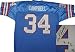 Earl Campbell Autographed/Hand Signed Prostyle Blue Jersey with HOF 91 inscription