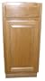 12" Oak Base Cabinet