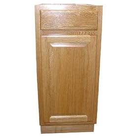 12" Oak Base Cabinet