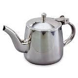 10 Ounce Stainless Steel Gooseneck Teapot (06-0607) Category: Teapots