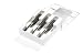 1/2-13 NC High Speed Steel Ground Thread 3 Piece Tap Set, Includes: Taper, Plug, Bottom