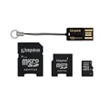SAVE $19.16 - Kingston Mobility Kit - 8 GB microSDHC Flash Memory Card with SD and miniSD Adapters + USB Reader MBLYG2/8GB $19.83