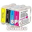 4-Pack Brother LC-51 BK/C/M/Y Compatible InkJet Cartridge for Brother MFC-240 / 440CN / 665CW / 845C