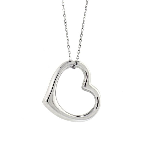 Karat Platinum Floating Heart Pendant