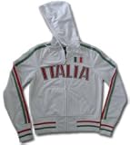 Girls/Juniors Italia Track Jacket, Italian World Cup Soccer Hooded Juniors Track Jacket